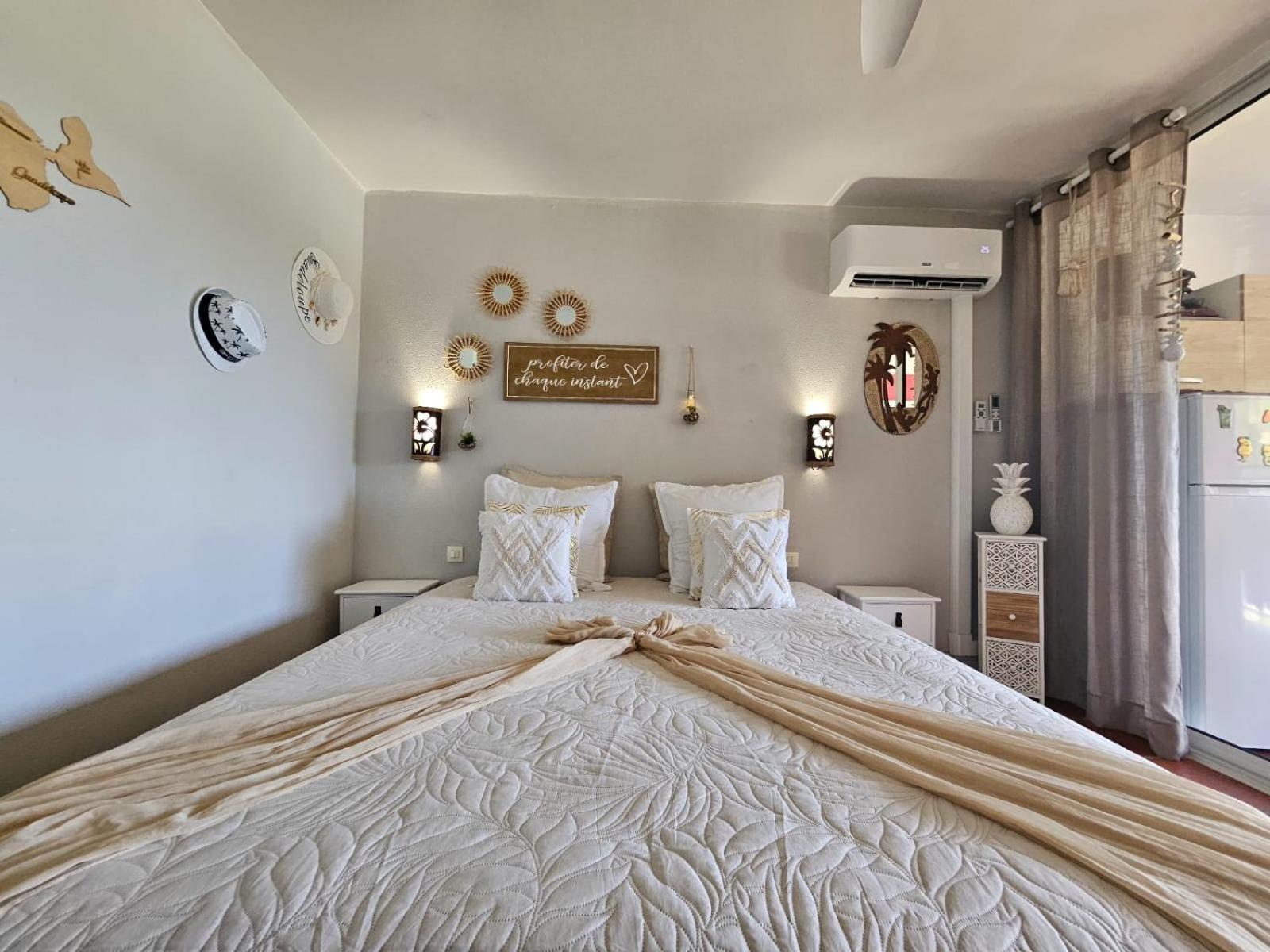 L'Oiseau Du Paradis Vue Mer Studio A Saint Francois A 100 M De La Plage Ngoại thất bức ảnh